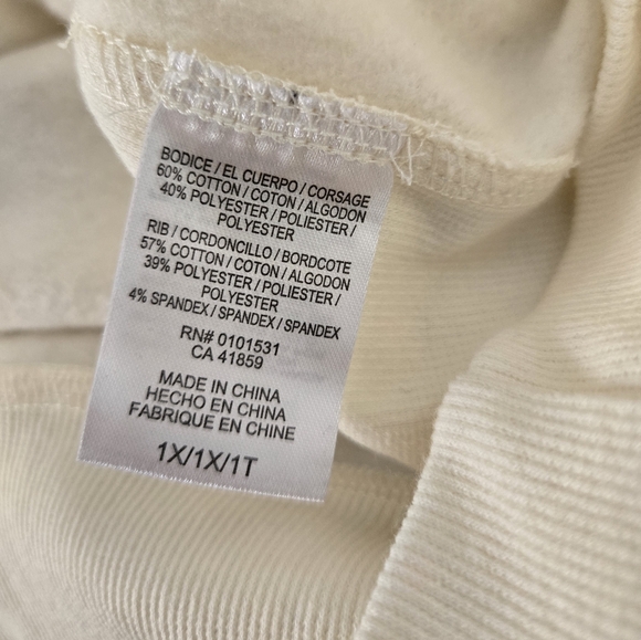 Warner Bros. Looney Tunes Zip-Up Hoodie Size XL Women Cream Color Soft - Picture 8 of 11